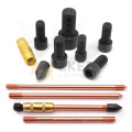 High Quality lightning protection cooper coated steel earth rod /copper bonded grounding rod